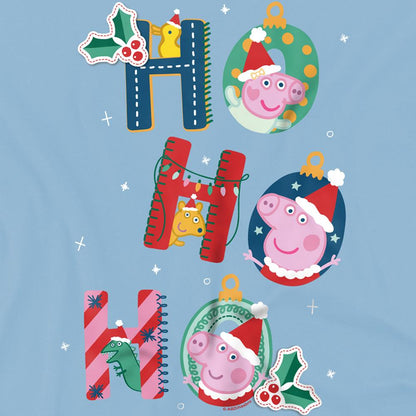 Light Blue - Side - Peppa Pig Childrens-Kids Siblings T-Shirt