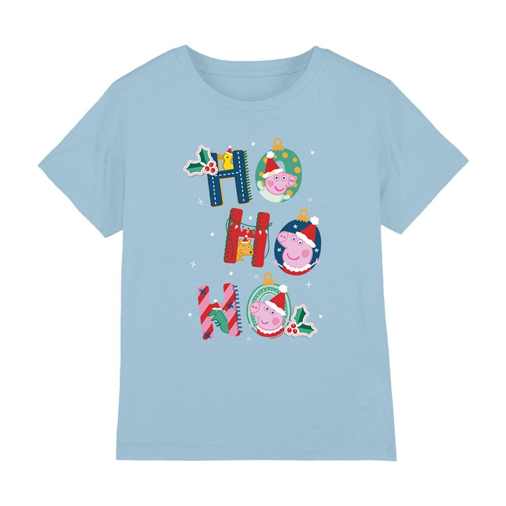 Light Blue - Front - Peppa Pig Childrens-Kids Siblings T-Shirt