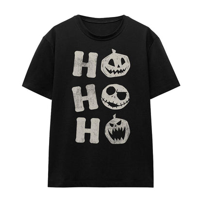 Black - Front - The Nightmare Before Christmas Womens-Ladies Ho Ho Ho Jack Skellington T-Shirt