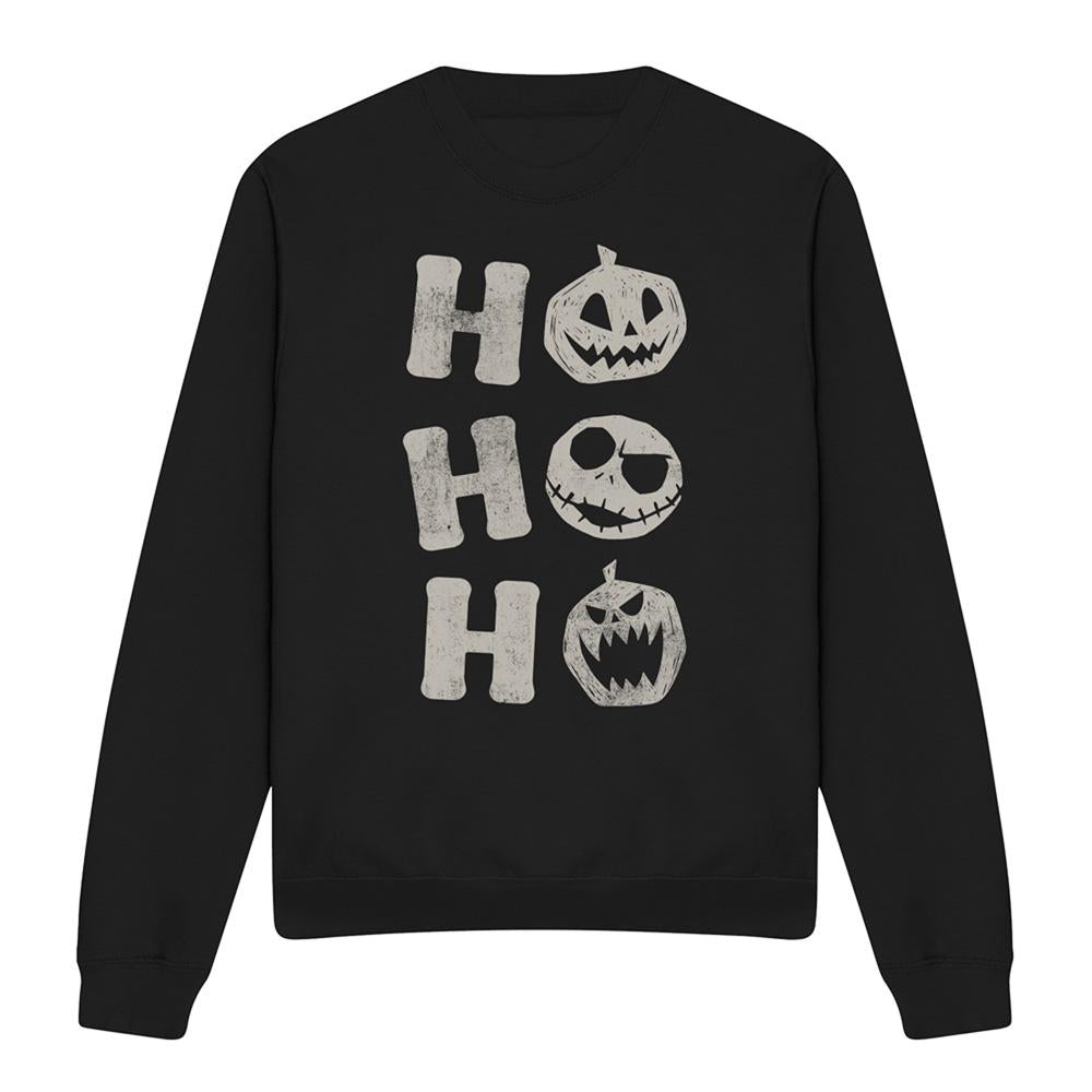 Black - Front - The Nightmare Before Christmas Unisex Adult Jack Skellington Sweatshirt