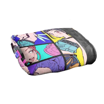 Multicoloured - Back - K-Pop Demon Hunters Comic Huntr-X Blanket