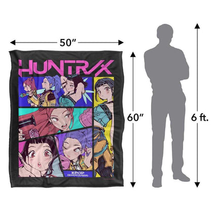 Multicoloured - Lifestyle - K-Pop Demon Hunters Comic Huntr-X Blanket