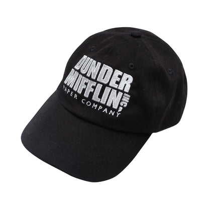 Black - Back - The Office Mens Dunder Mifflin Baseball Cap