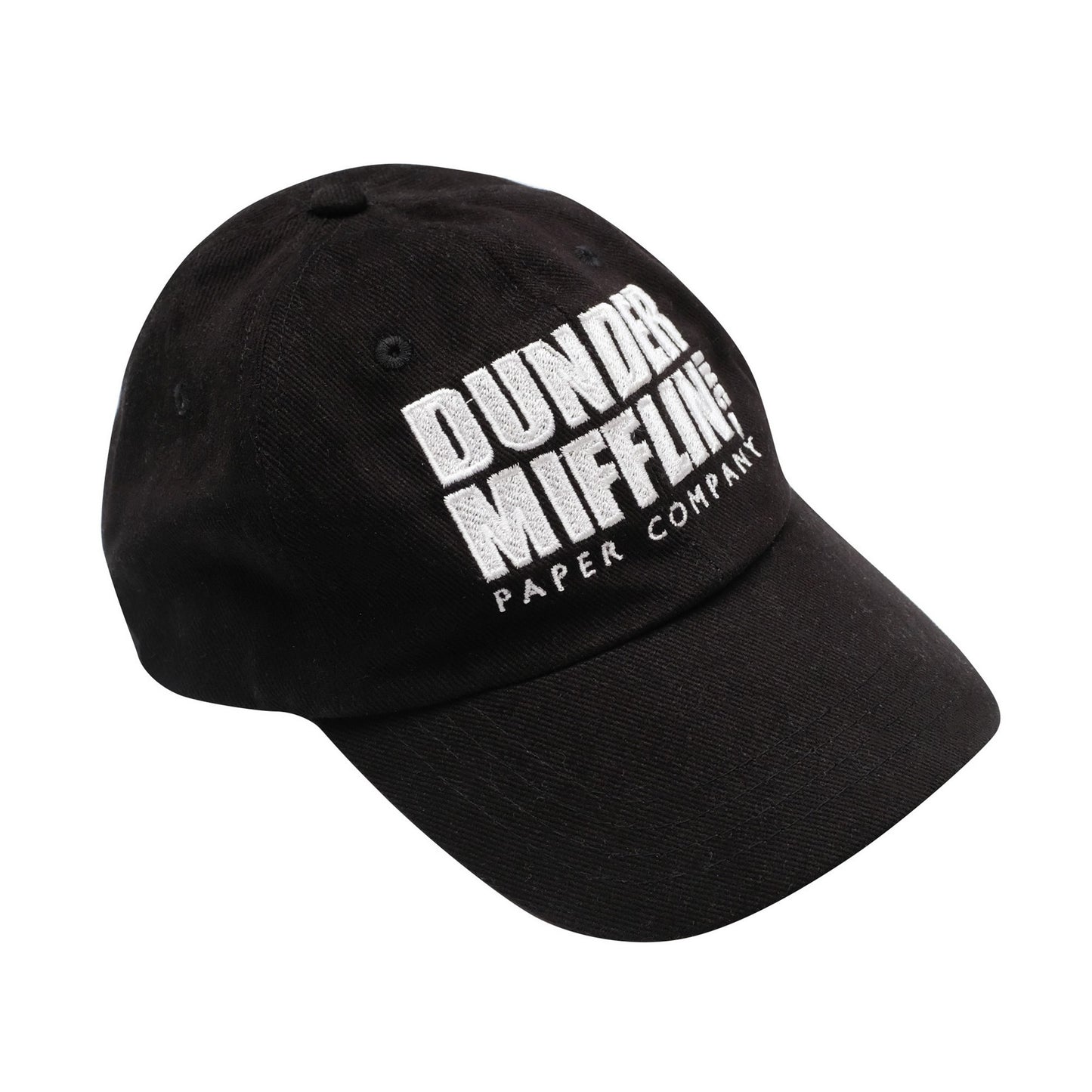 Black - Side - The Office Mens Dunder Mifflin Baseball Cap