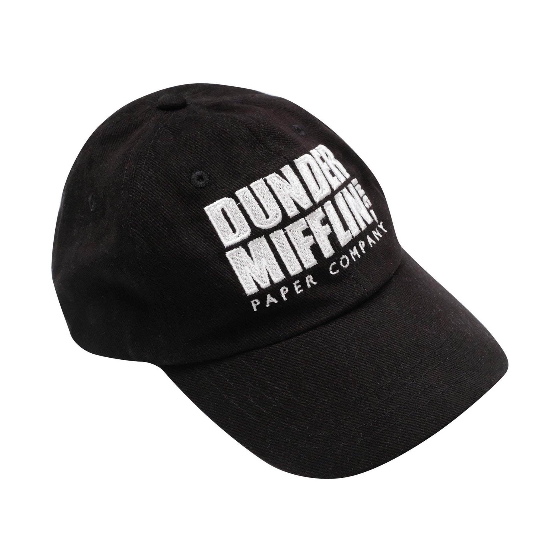 Black - Side - The Office Mens Dunder Mifflin Baseball Cap