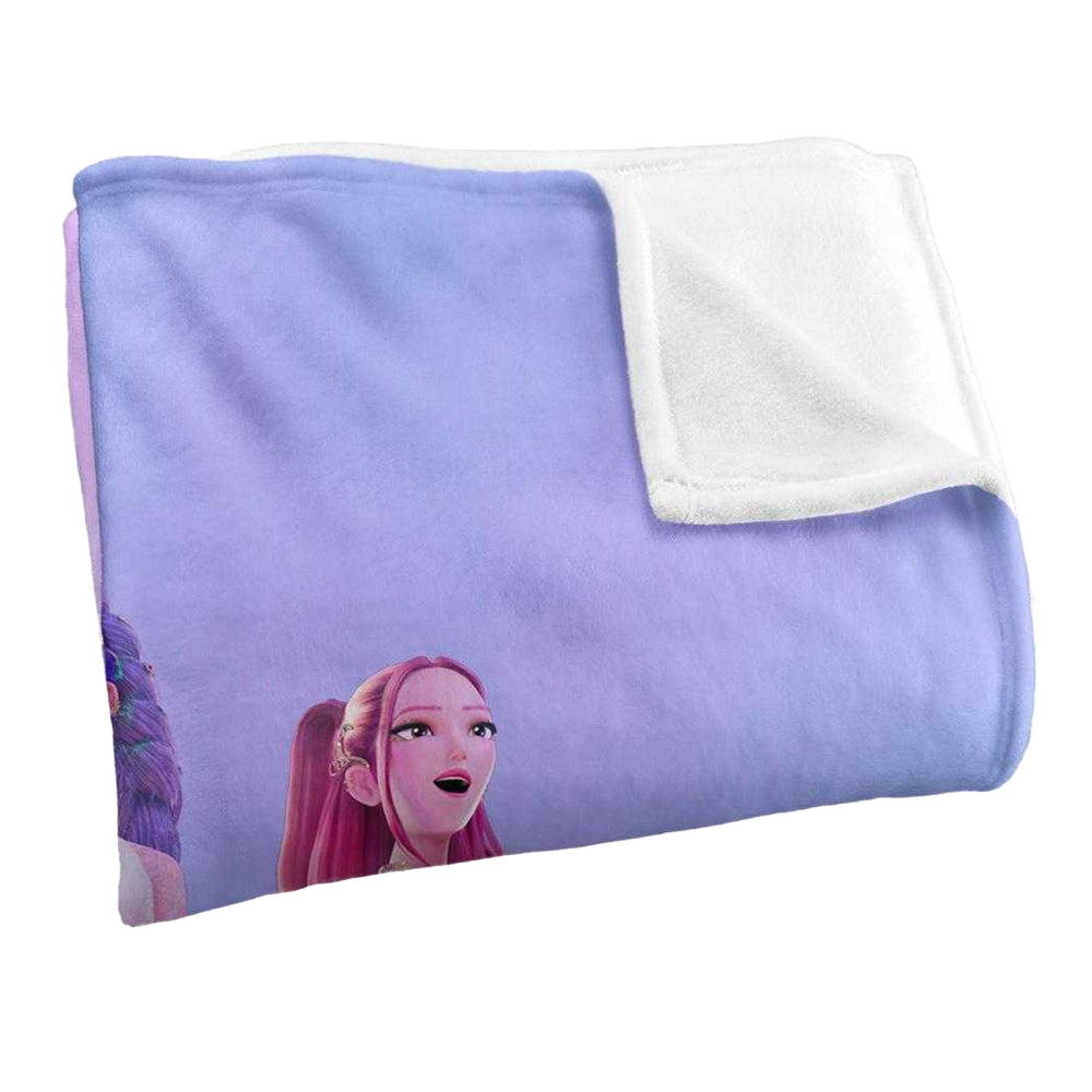 Multicoloured - Side - K-Pop Demon Hunters Poster Huntr-X Blanket