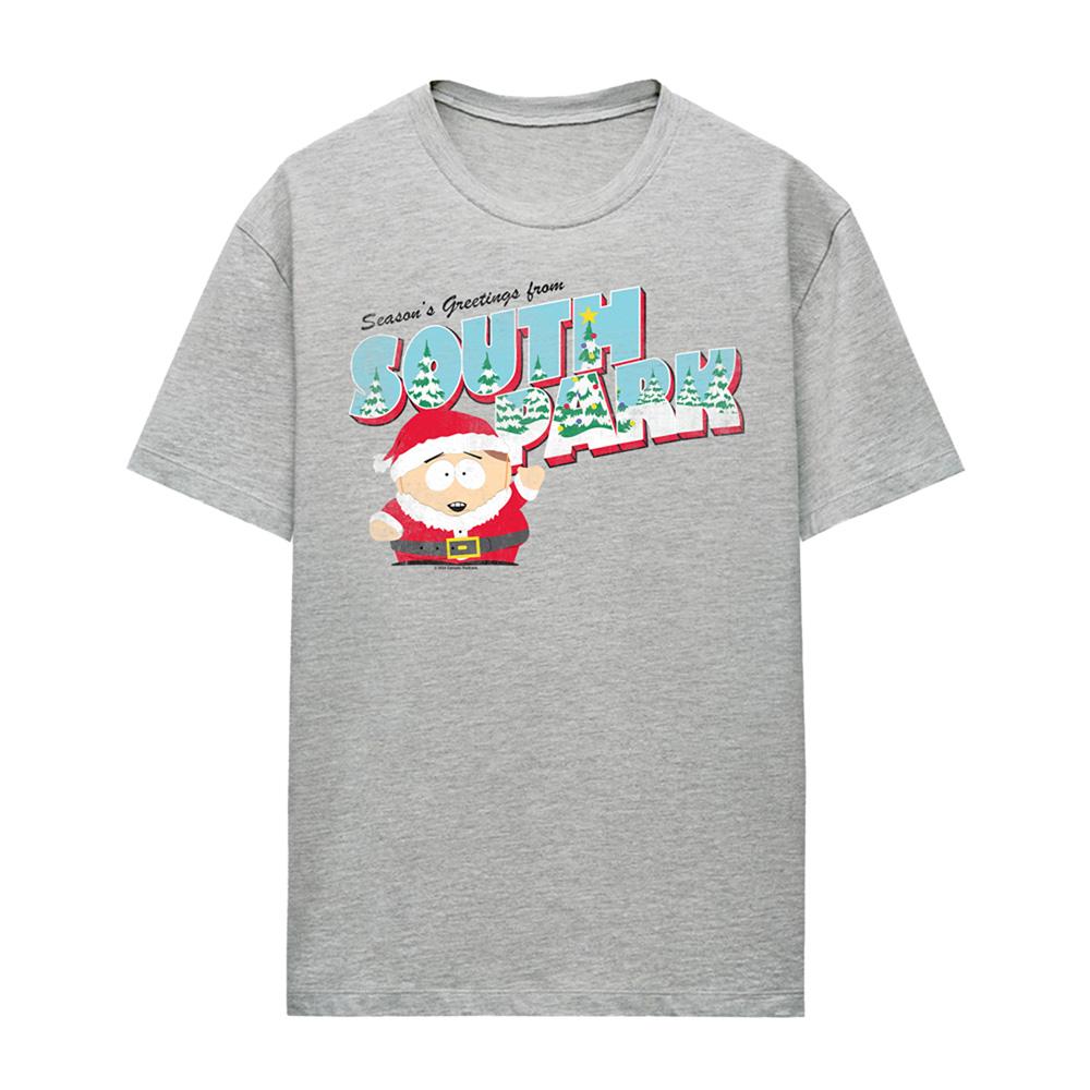 Athletic Heather - Front - South Park Womens-Ladies Eric Cartman Heather Christmas T-Shirt