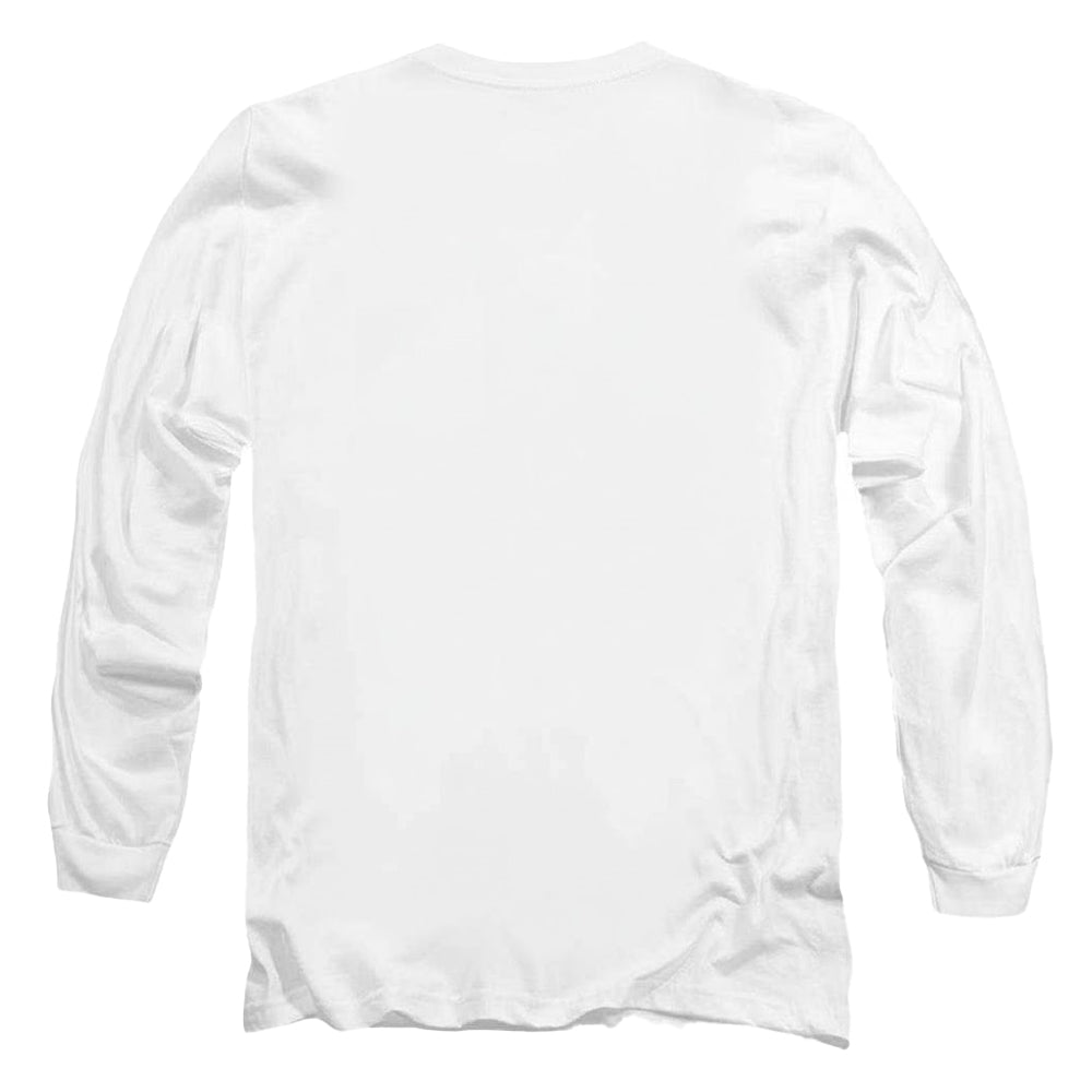 White - Back - Sesame Street Unisex Adult Joy And Cheer Elmo Long-Sleeved Christmas T-Shirt