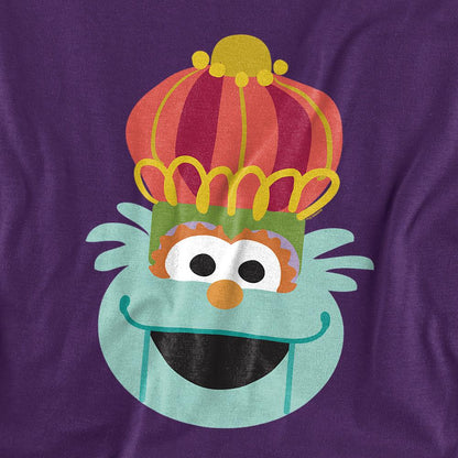 Purple - Side - Sesame Street Unisex Adult Rosita Nutcracker Christmas T-Shirt