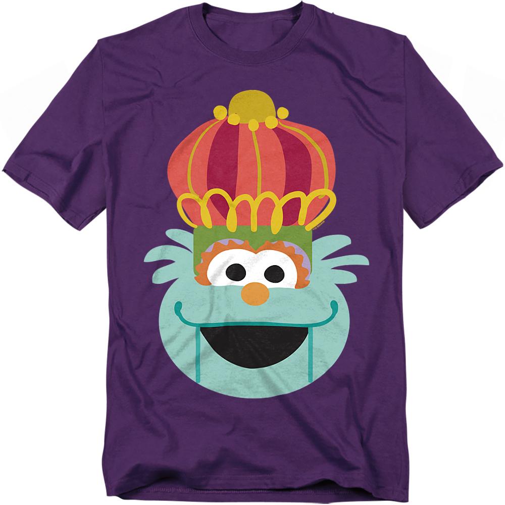 Purple - Front - Sesame Street Unisex Adult Rosita Nutcracker Christmas T-Shirt