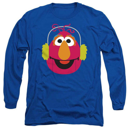 Royal Blue - Front - Sesame Street Unisex Adult Telly Monster Nutcracker Christmas T-Shirt