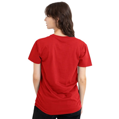 Red - Pack Shot - Sesame Street Unisex Adult Santa Hat Heather Christmas T-Shirt