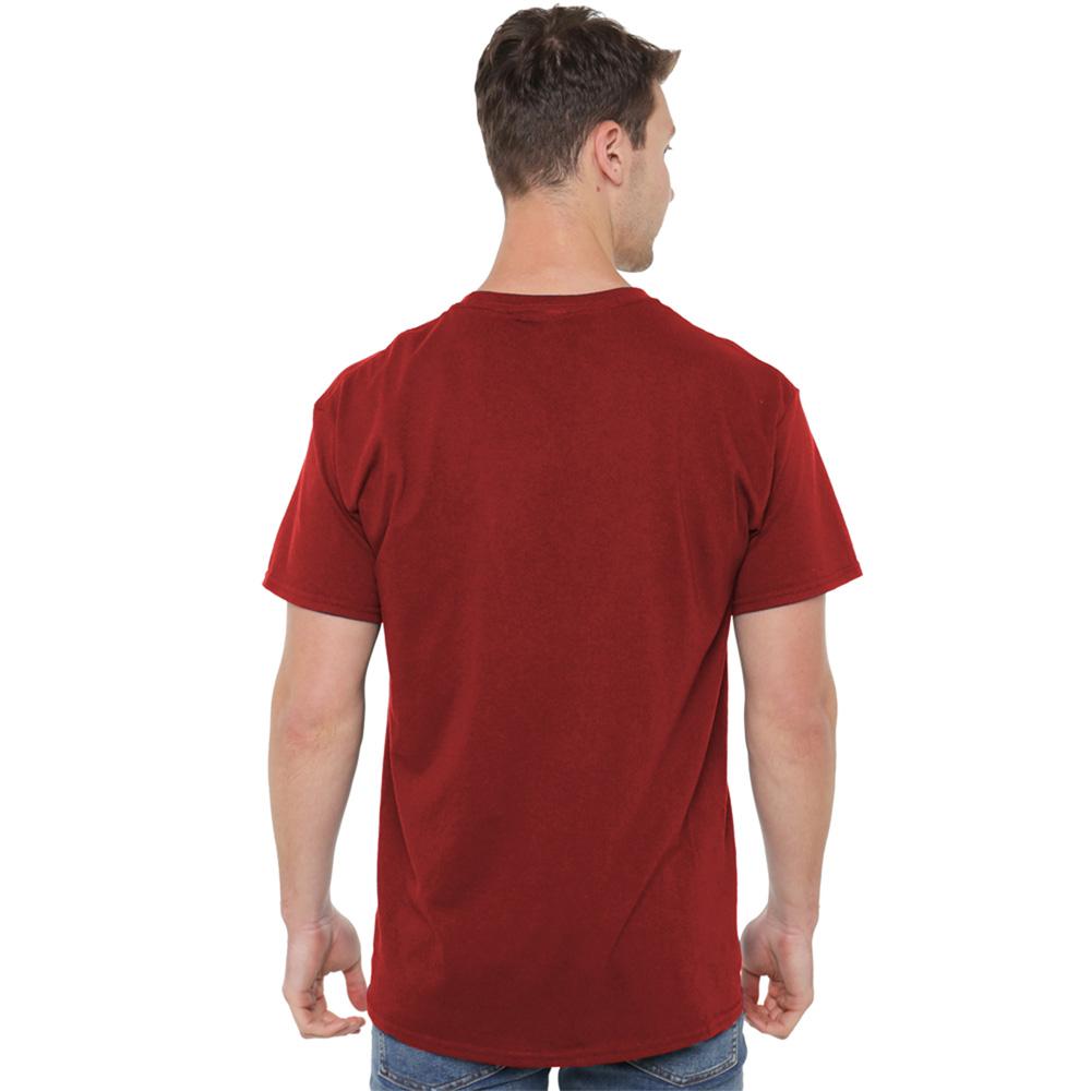 Cardinal - Pack Shot - Sesame Street Unisex Adult Vintage Wreath Christmas T-Shirt