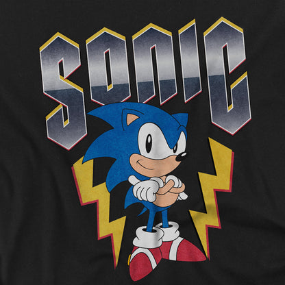 Black - Side - Sonic The Hedgehog Mens Metal Sonic T-Shirt