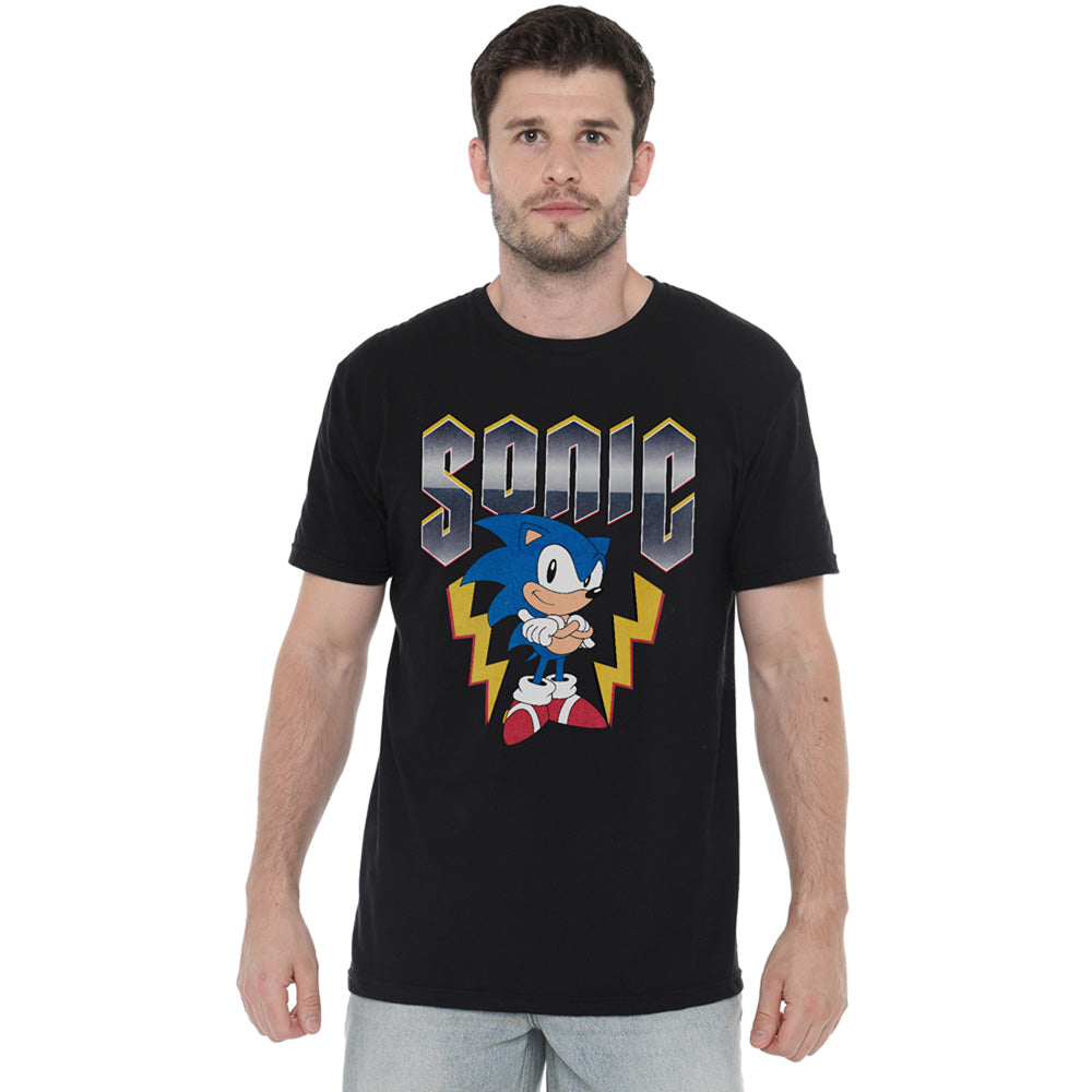 Black - Lifestyle - Sonic The Hedgehog Mens Metal Sonic T-Shirt