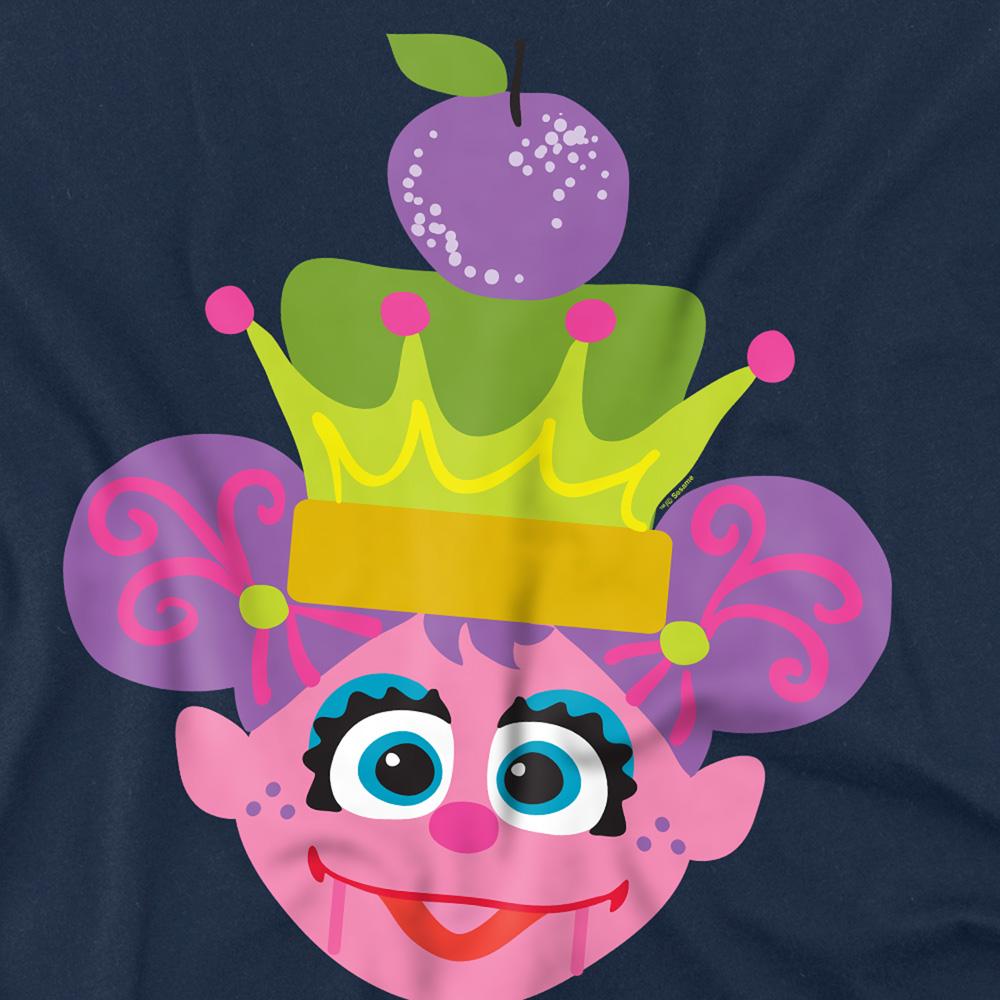 Navy - Side - Sesame Street Unisex Adult Abby Cadabby Nutcracker Christmas T-Shirt