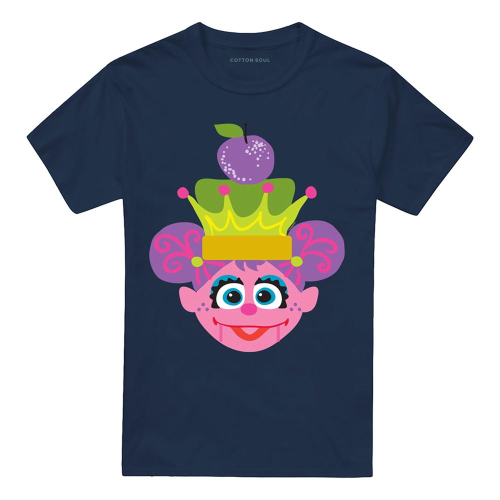 Navy - Front - Sesame Street Unisex Adult Abby Cadabby Nutcracker Christmas T-Shirt