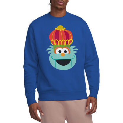 Royal Blue - Lifestyle - Sesame Street Unisex Adult Rosita Nutcracker Christmas Sweatshirt