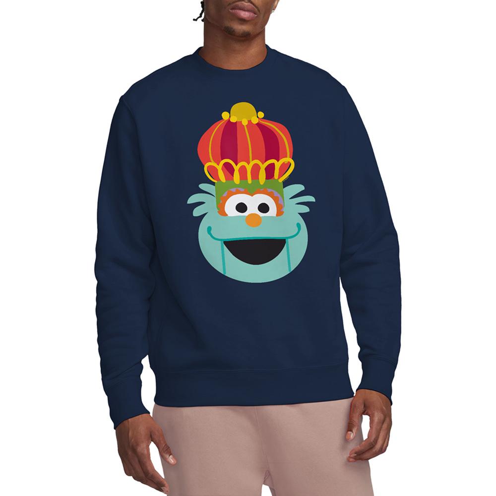 Navy - Lifestyle - Sesame Street Unisex Adult Rosita Nutcracker Christmas Sweatshirt
