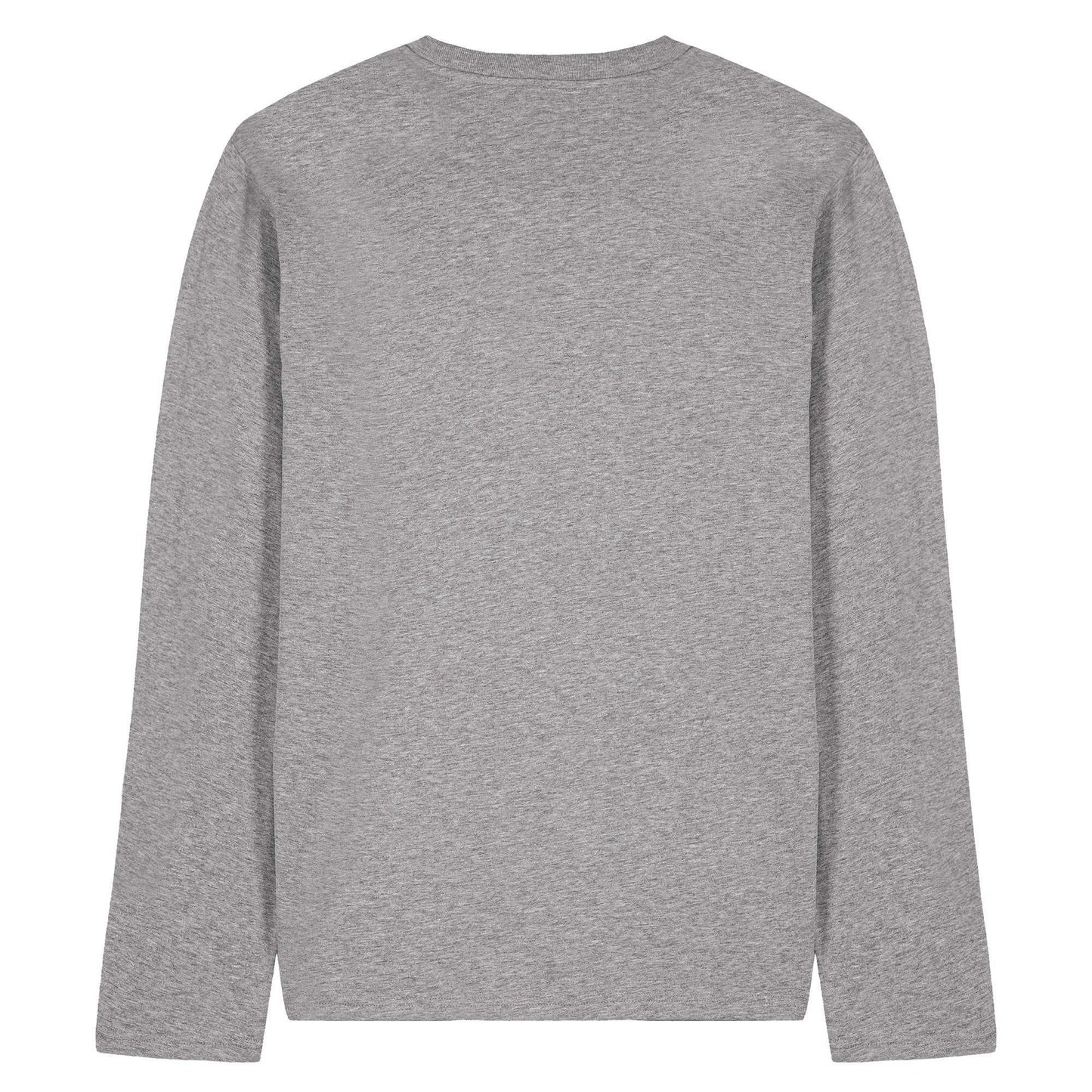 Athletic Heather - Back - The Smurfs Unisex Adult We Wish You A Smurfy Christmas Heather Long-Sleeved T-Shirt