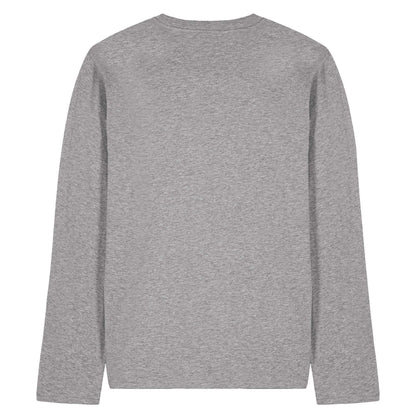 Athletic Heather - Back - The Smurfs Unisex Adult We Wish You A Smurfy Christmas Heather Long-Sleeved T-Shirt
