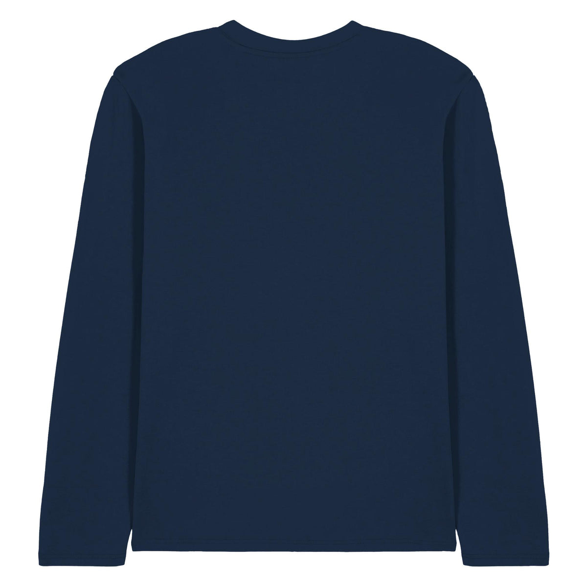 Navy - Back - The Smurfs Unisex Adult Smurfy Christmas Baby Smurf Long-Sleeved T-Shirt