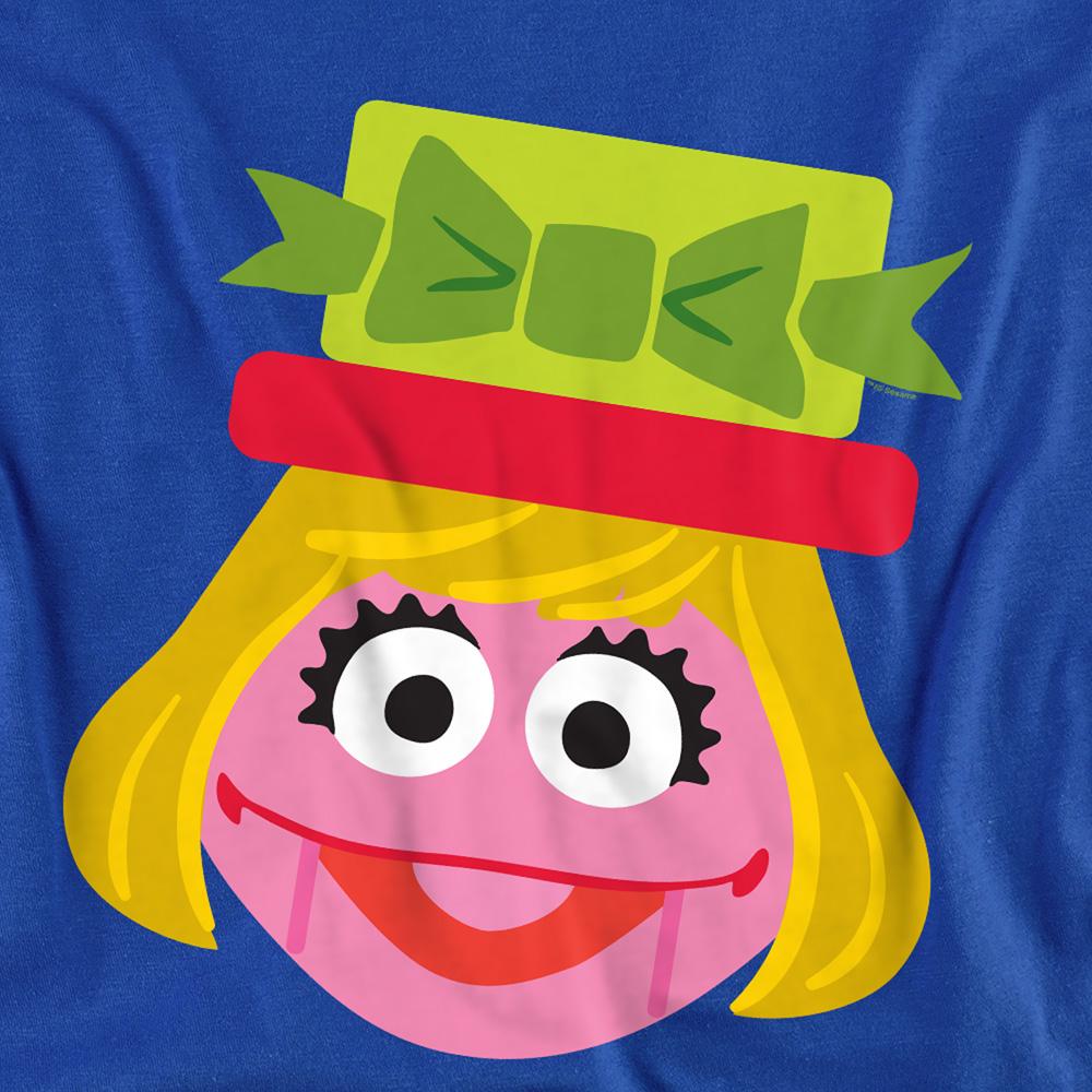 Royal Blue - Side - Sesame Street Unisex Adult Prairie Dawn Nutcracker Christmas Sweatshirt