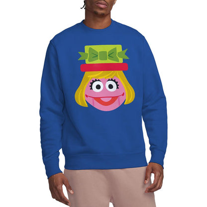 Royal Blue - Lifestyle - Sesame Street Unisex Adult Prairie Dawn Nutcracker Christmas Sweatshirt