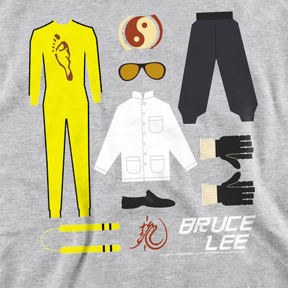 Athletic Heather - Pack Shot - Bruce Lee Unisex Adult Lee Gift Set Heather Sweatshirt