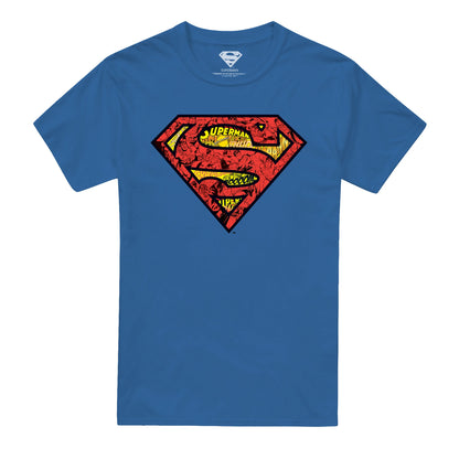 Royal Blue - Front - Superman Mens Comic Collage T-Shirt