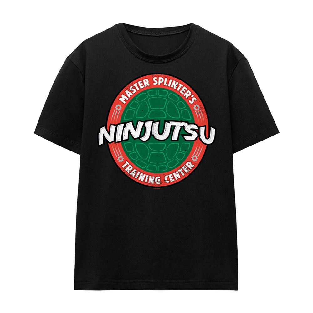 Black - Front - Teenage Mutant Ninja Turtles Womens-Ladies Ninjutsu School T-Shirt