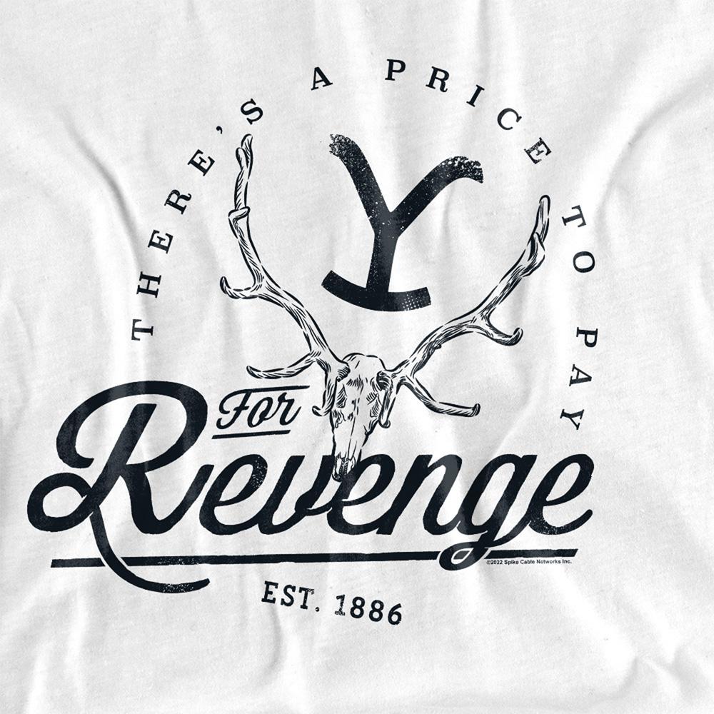 White - Side - Yellowstone Womens-Ladies There´s A Price To Pay T-Shirt