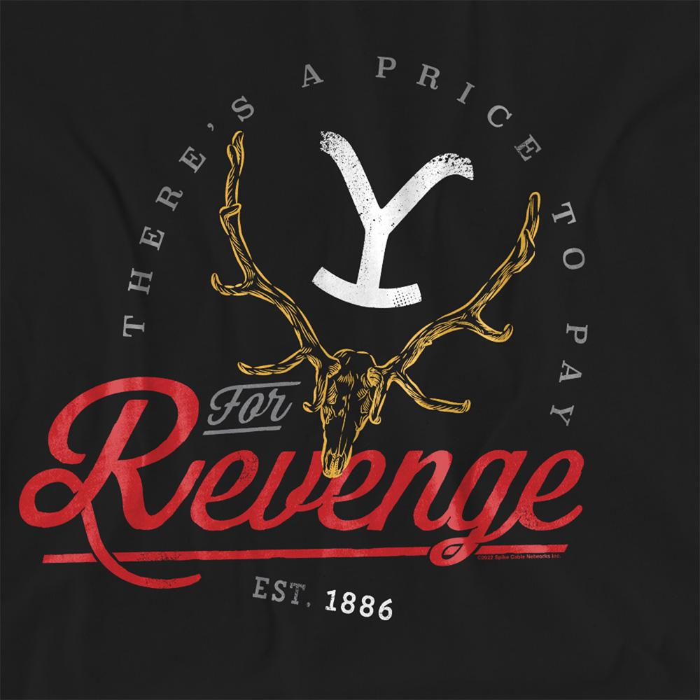 Black - Side - Yellowstone Womens-Ladies There´s A Price To Pay T-Shirt