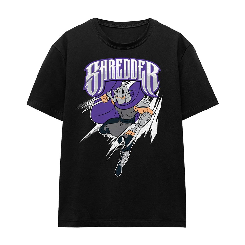 Black - Front - Teenage Mutant Ninja Turtles Womens-Ladies Thrust Shredder T-Shirt
