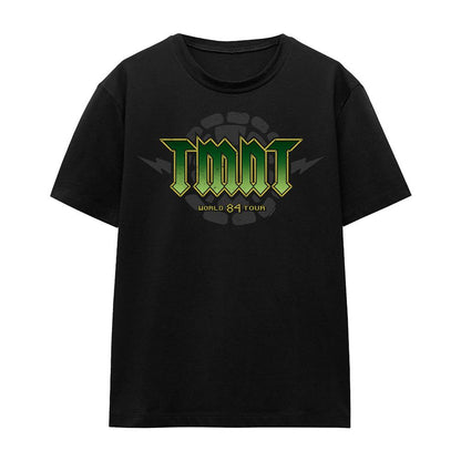 Black - Front - Teenage Mutant Ninja Turtles Womens-Ladies World 84 Tour T-Shirt