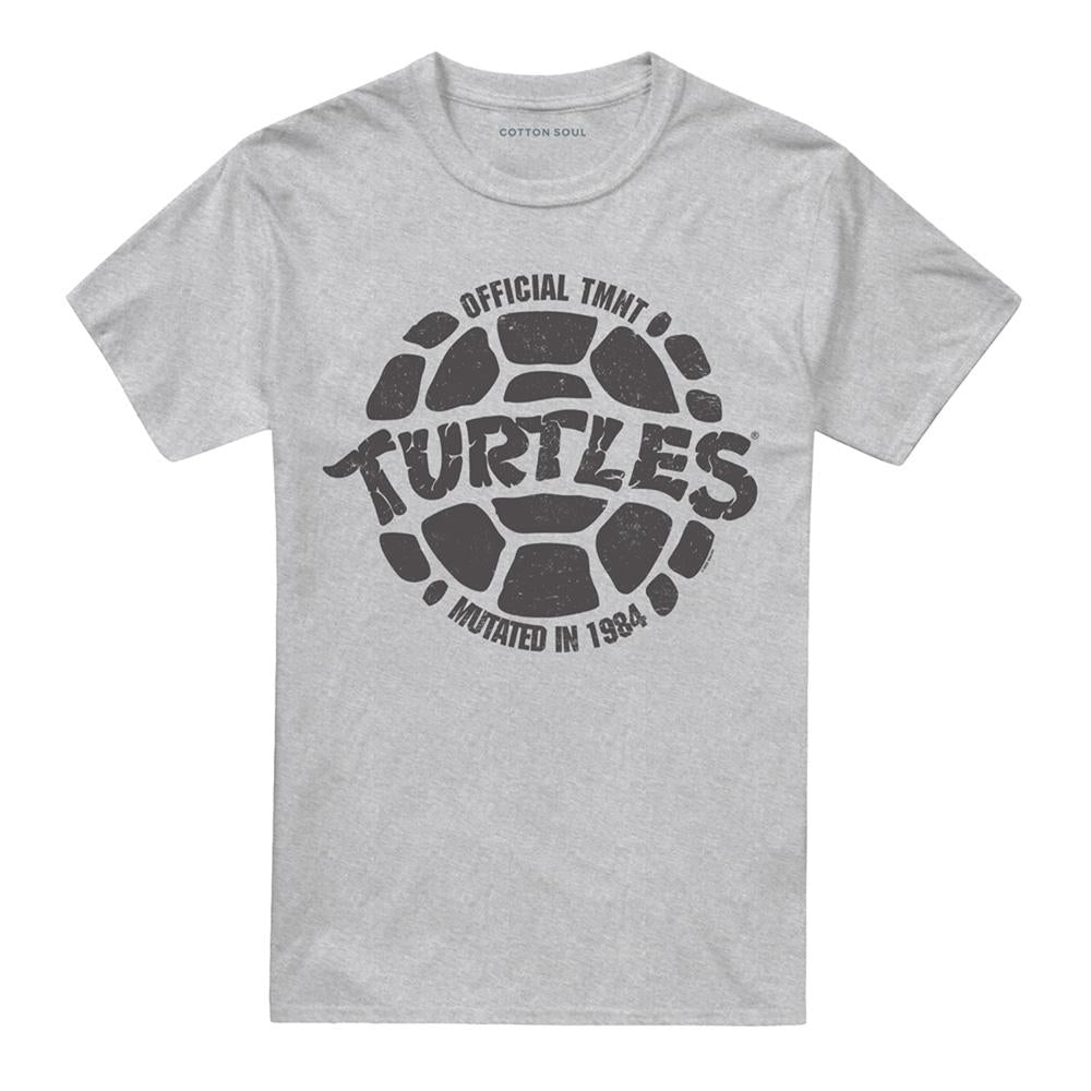 Athletic Heather - Front - Teenage Mutant Ninja Turtles Unisex Adult Mutant 84 Heather T-Shirt
