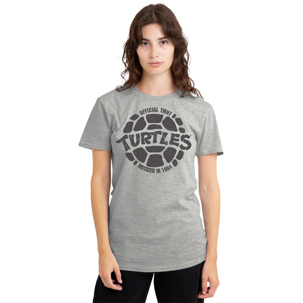 Athletic Heather - Back - Teenage Mutant Ninja Turtles Womens-Ladies Mutant 84 Heather T-Shirt
