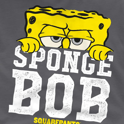 Charcoal - Side - SpongeBob SquarePants Unisex Adult Large Icon T-Shirt
