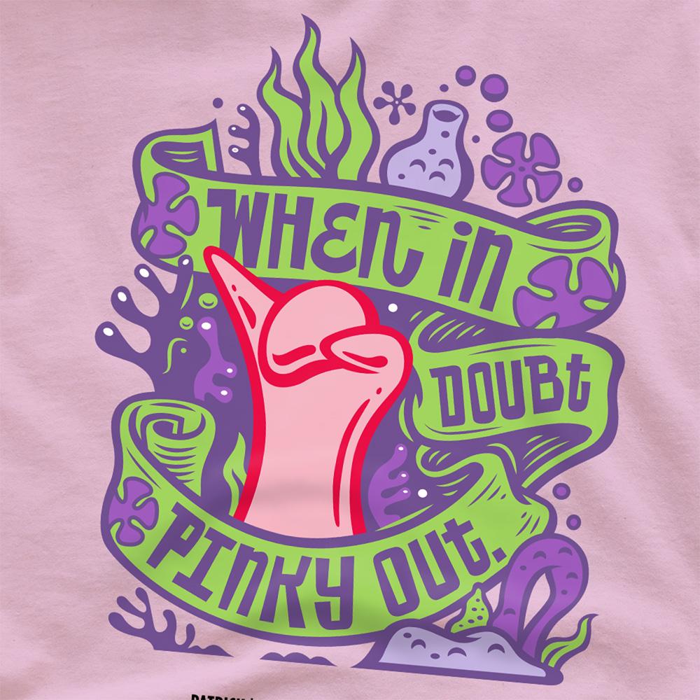 Pink - Side - SpongeBob SquarePants Unisex Adult Pinky Out Patrick Star T-Shirt
