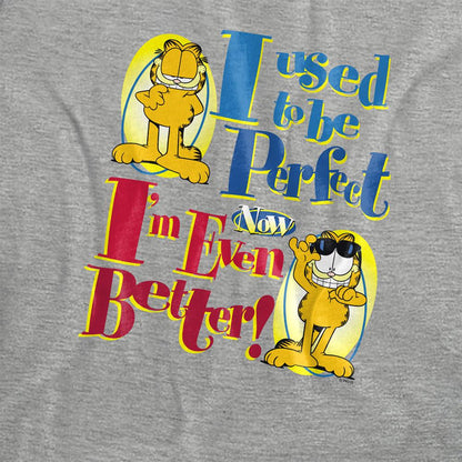 Athletic Heather - Side - Garfield Womens-Ladies Even Better Heather T-Shirt