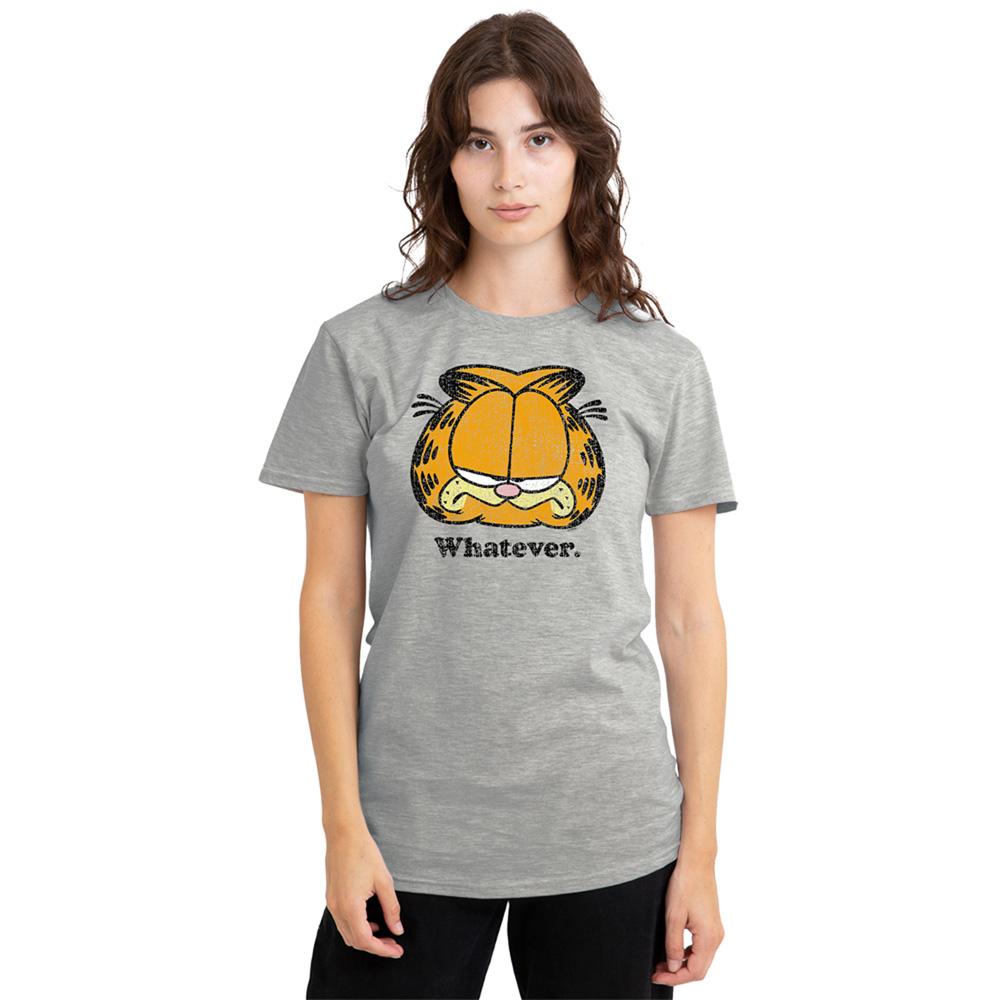 Athletic Heather - Back - Garfield Womens-Ladies Whatever Heather T-Shirt