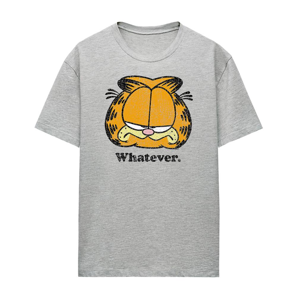 Athletic Heather - Front - Garfield Womens-Ladies Whatever Heather T-Shirt