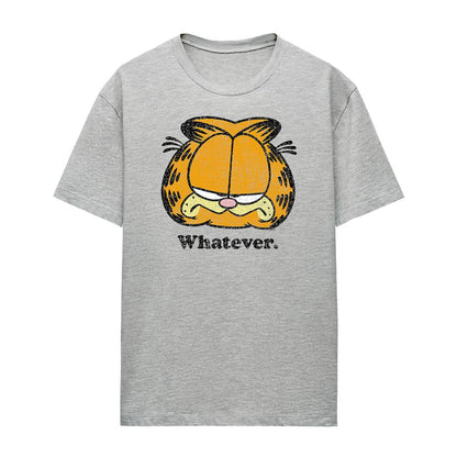 Athletic Heather - Front - Garfield Womens-Ladies Whatever Heather T-Shirt