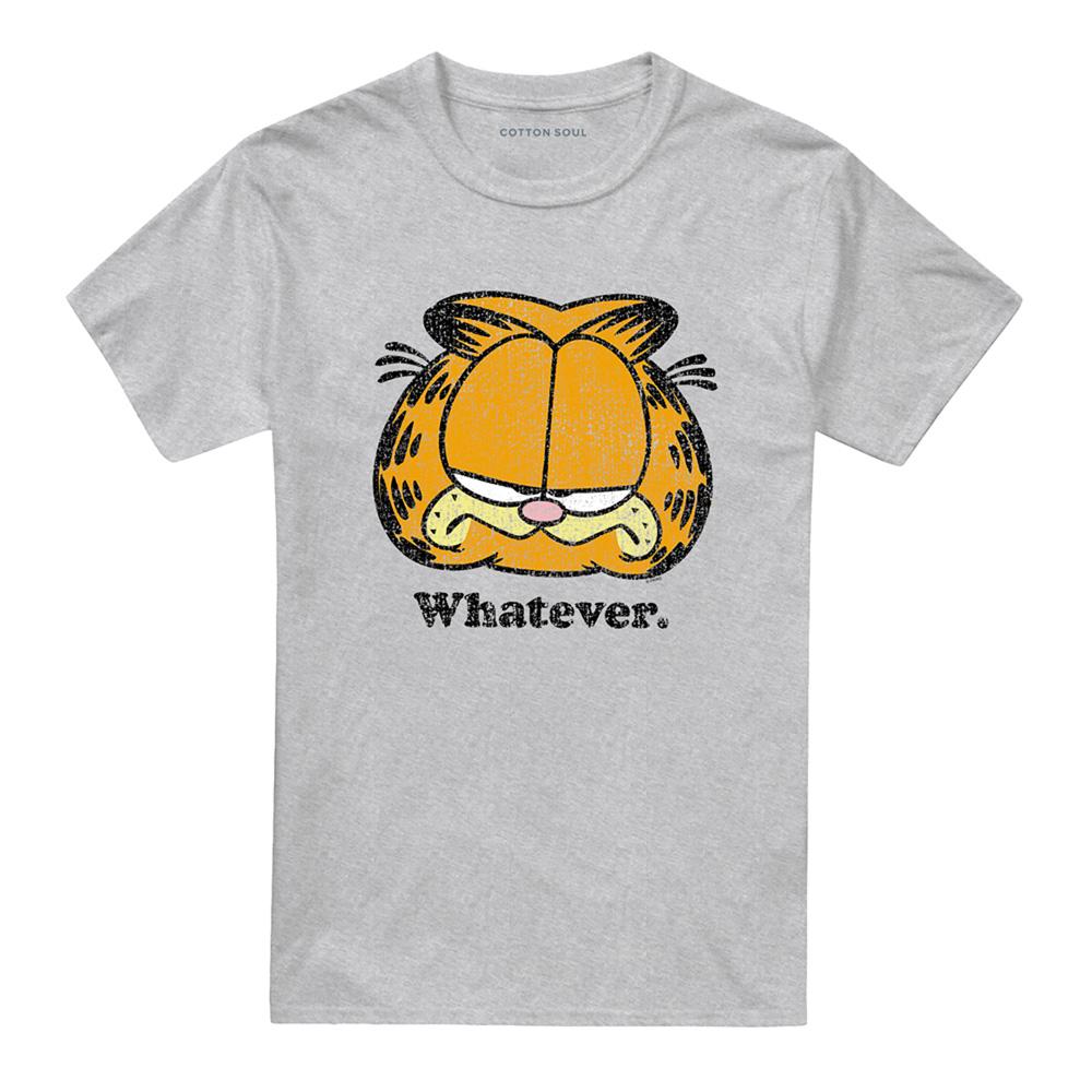 Athletic Heather - Front - Garfield Unisex Adult Whatever T-Shirt