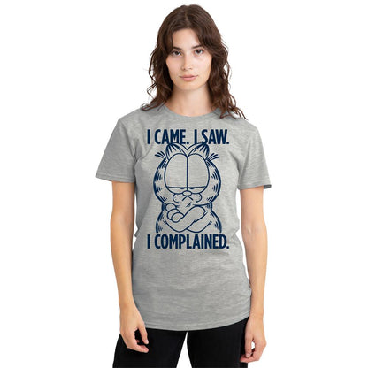 Athletic Heather - Back - Garfield Womens-Ladies I Complained Heather T-Shirt
