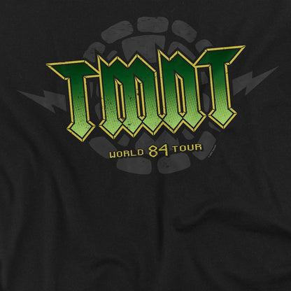 Black - Side - Teenage Mutant Ninja Turtles Unisex Adult World 84 Tour T-Shirt
