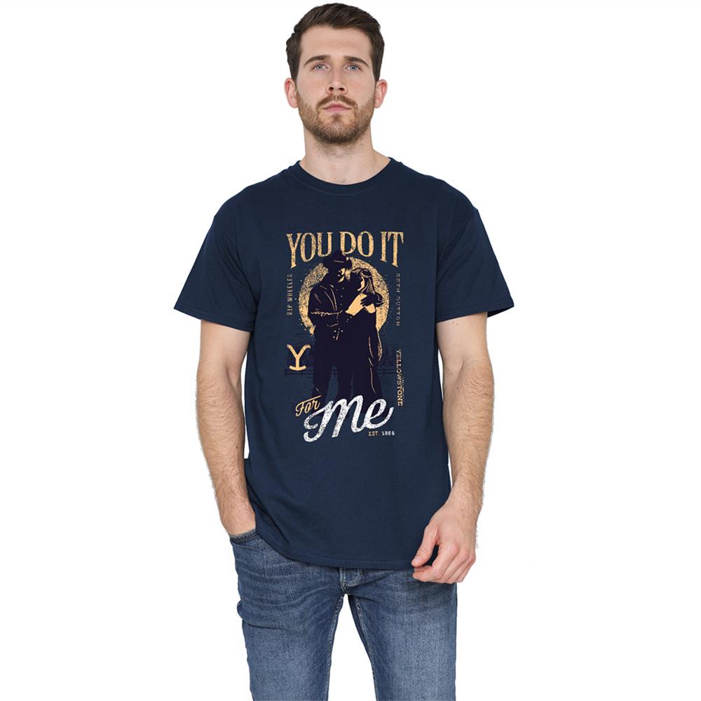 Navy - Back - Yellowstone Unisex Adult Rip Beth You Do It For Me T-Shirt