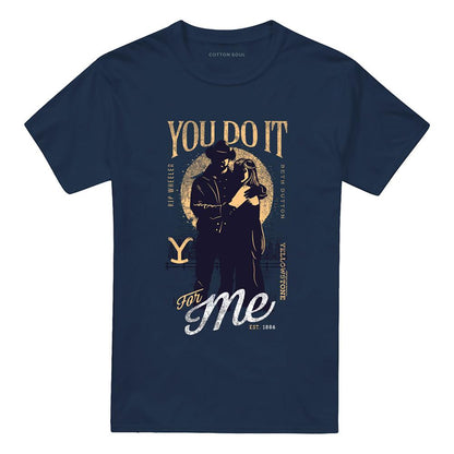 Navy - Front - Yellowstone Unisex Adult Rip Beth You Do It For Me T-Shirt