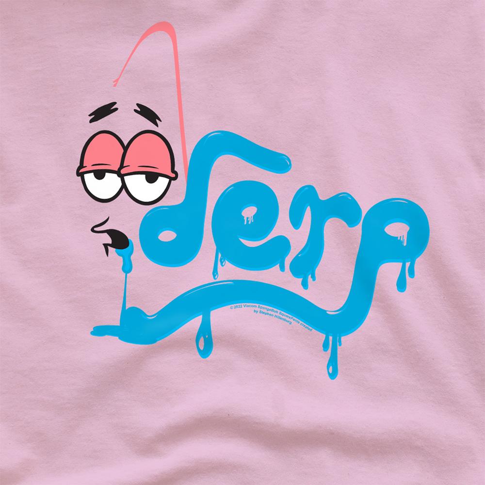 Pink - Side - SpongeBob SquarePants Unisex Adult Derp T-Shirt