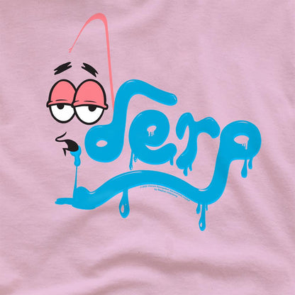 Pink - Side - SpongeBob SquarePants Unisex Adult Derp T-Shirt